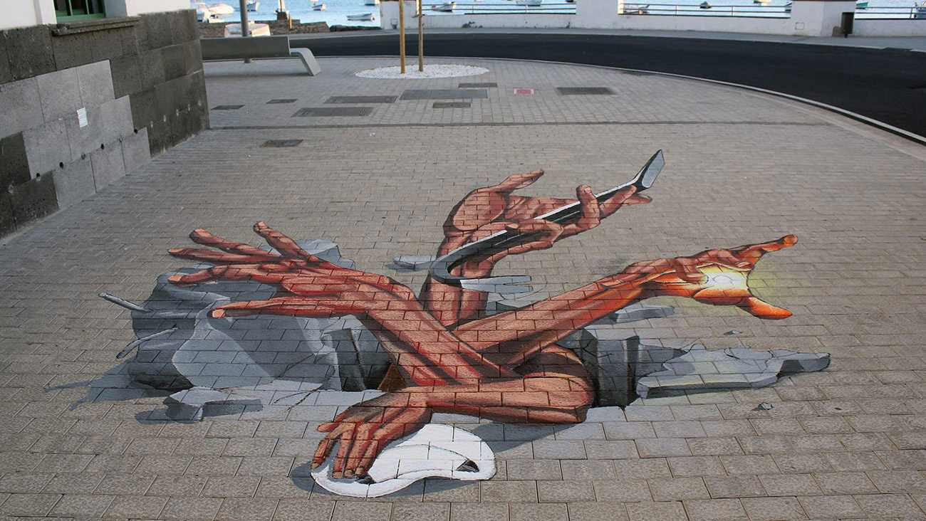 Lanzarote-3D-streetart-anamorphic-chemis-festival