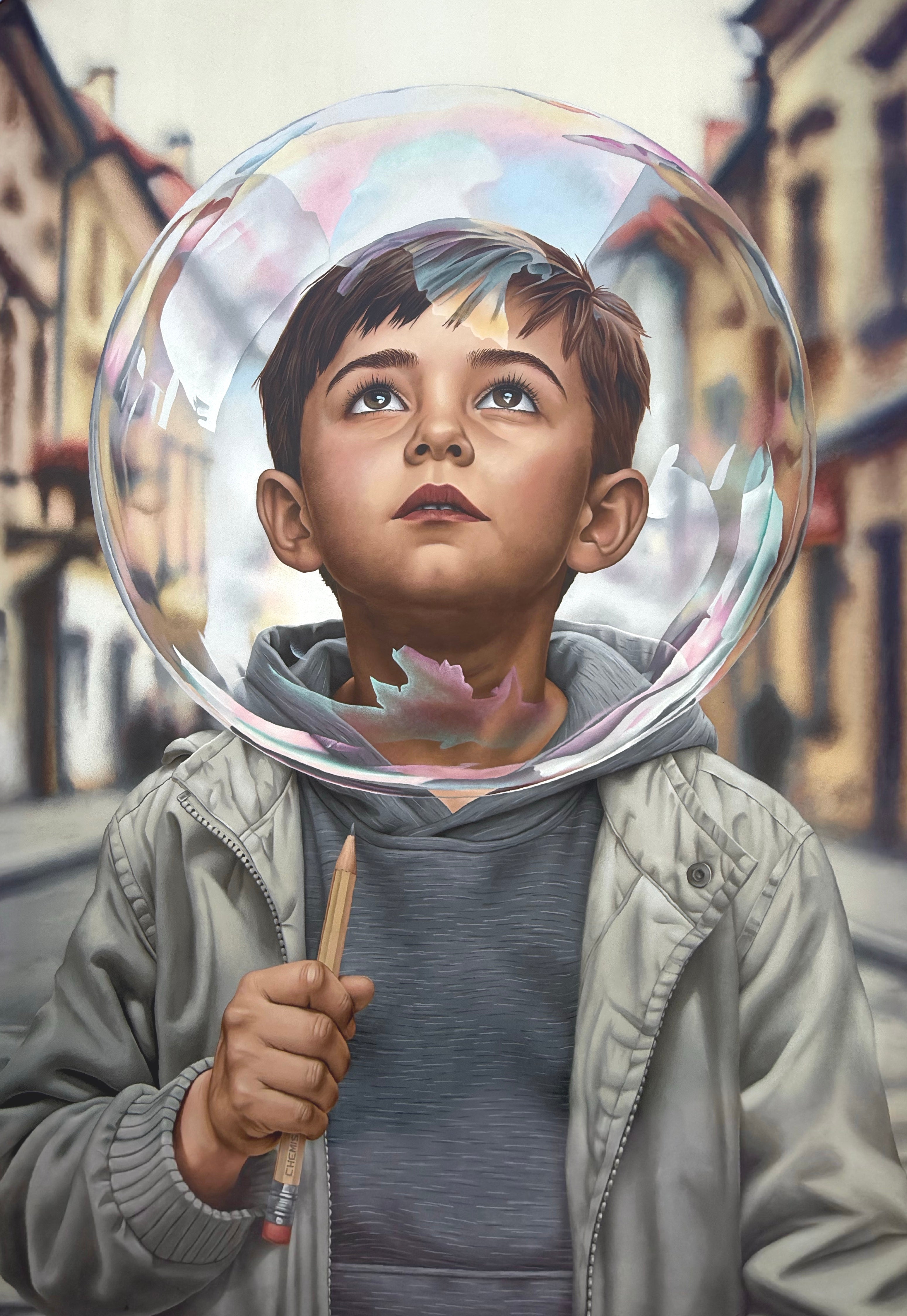 Social bubble print